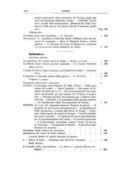 Rivista di scienza bancaria e di economia attuariale e commerciale