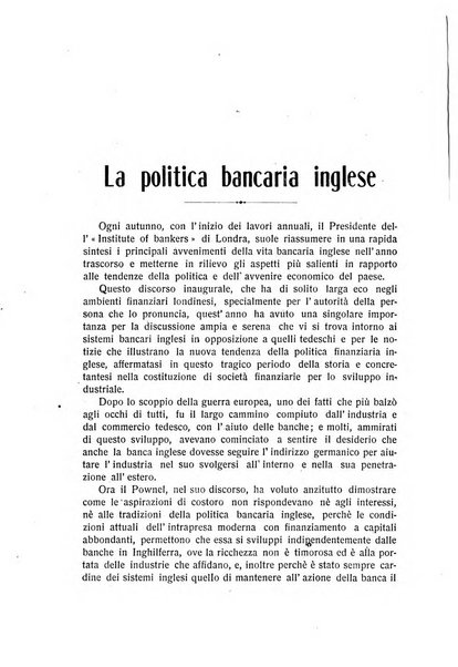 Rivista di scienza bancaria e di economia attuariale e commerciale