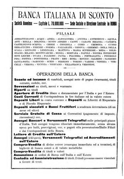 Rivista di scienza bancaria e di economia attuariale e commerciale