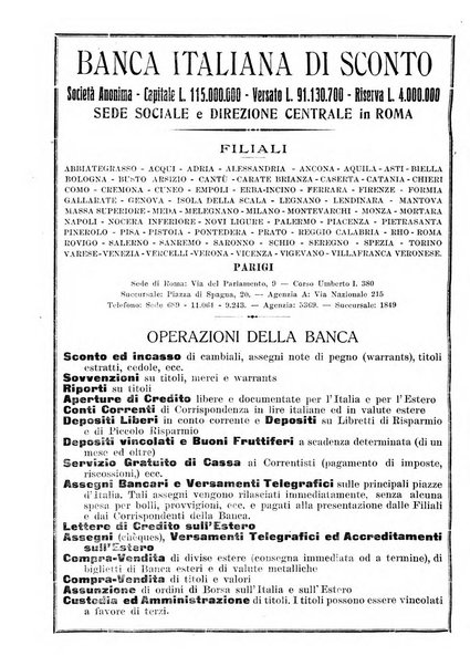 Rivista di scienza bancaria e di economia attuariale e commerciale