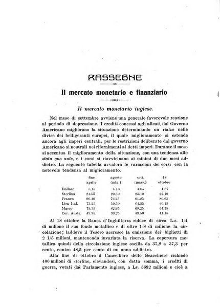 Rivista di scienza bancaria e di economia attuariale e commerciale