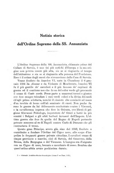 Giornale araldico-storico-genealogico pubblicazione ufficiale dell'Istituto araldico armerista italiano