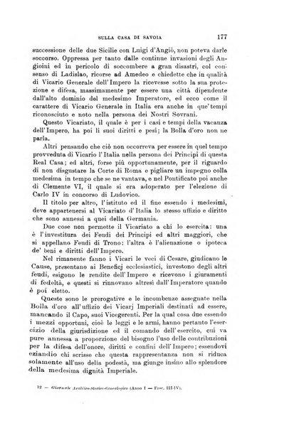 Giornale araldico-storico-genealogico pubblicazione ufficiale dell'Istituto araldico armerista italiano