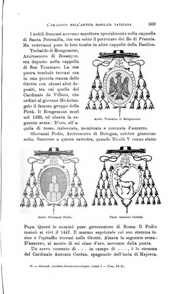 Giornale araldico-storico-genealogico pubblicazione ufficiale dell'Istituto araldico armerista italiano