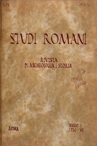 Studi romani rivista di archeologia e storia