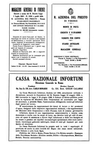 Rassegna corporativa rivista bimestrale di diritto ed economia