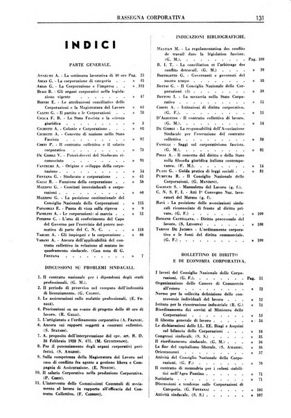 Rassegna corporativa rivista bimestrale di diritto ed economia