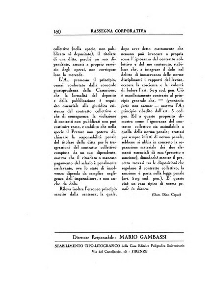 Rassegna corporativa rivista bimestrale di diritto ed economia