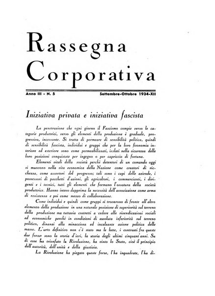 Rassegna corporativa rivista bimestrale di diritto ed economia