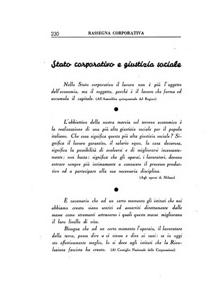 Rassegna corporativa rivista bimestrale di diritto ed economia