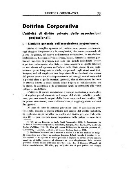 Rassegna corporativa rivista bimestrale di diritto ed economia