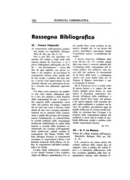 Rassegna corporativa rivista bimestrale di diritto ed economia