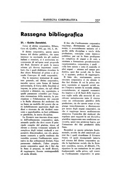 Rassegna corporativa rivista bimestrale di diritto ed economia