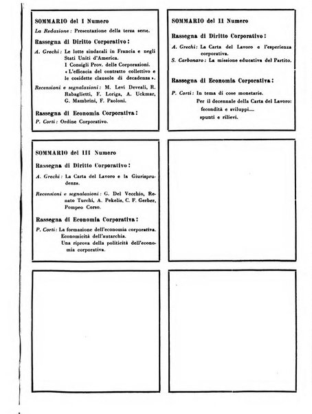 Rassegna corporativa rivista bimestrale di diritto ed economia