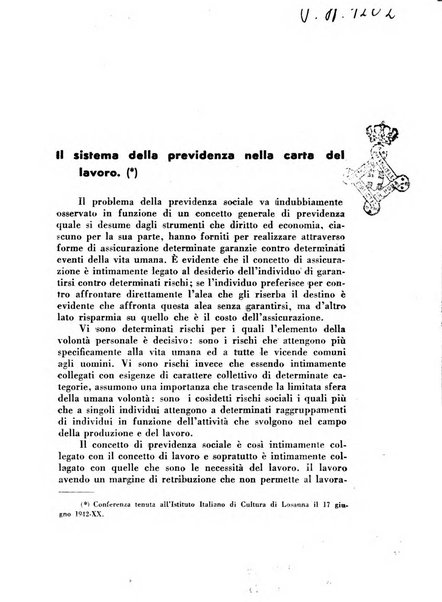 Rassegna corporativa rivista bimestrale di diritto ed economia