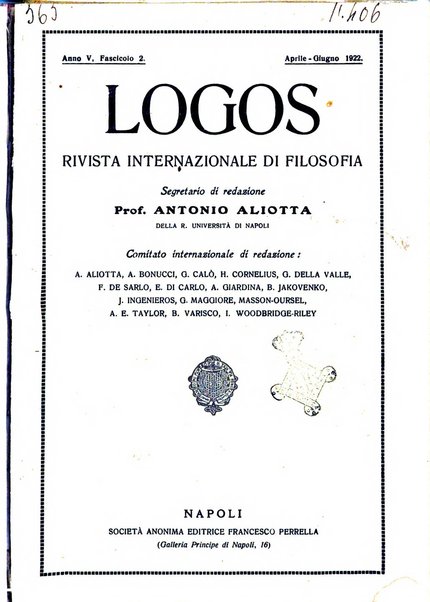 Logos rivista internazionale di filosofia