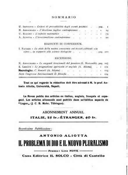 Logos rivista internazionale di filosofia