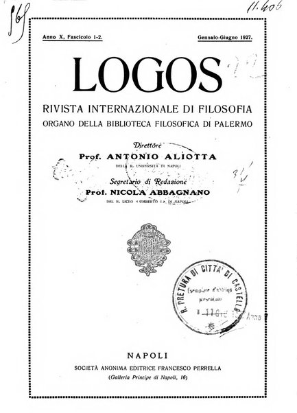 Logos rivista internazionale di filosofia