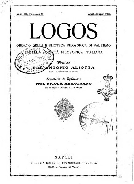 Logos rivista internazionale di filosofia