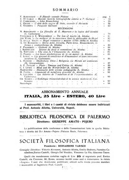 Logos rivista internazionale di filosofia