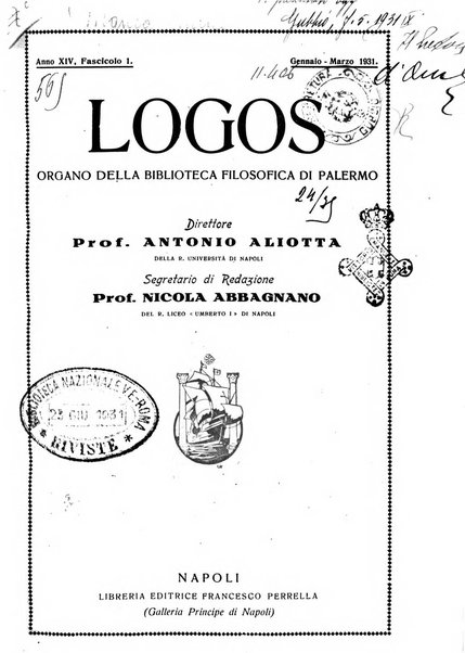 Logos rivista internazionale di filosofia