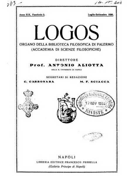 Logos rivista internazionale di filosofia