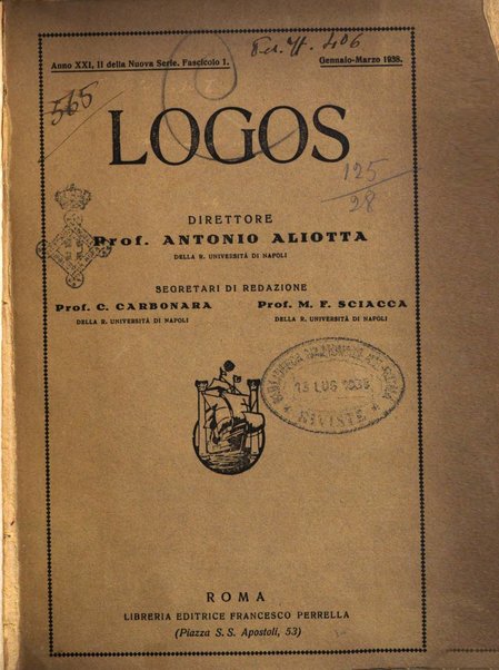 Logos rivista internazionale di filosofia