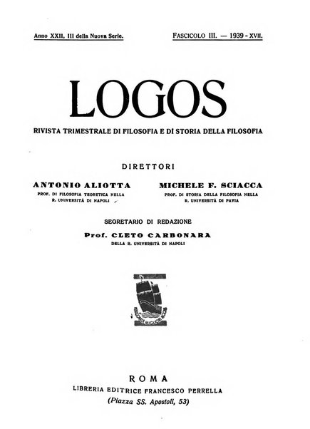 Logos rivista internazionale di filosofia