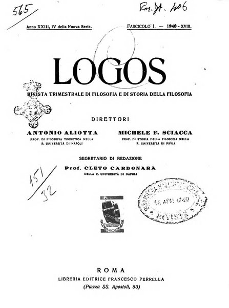 Logos rivista internazionale di filosofia