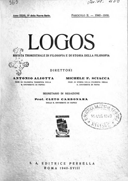 Logos rivista internazionale di filosofia