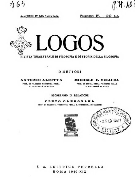 Logos rivista internazionale di filosofia