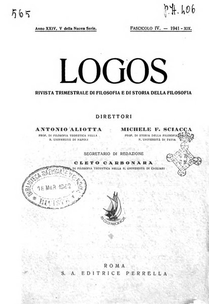 Logos rivista internazionale di filosofia