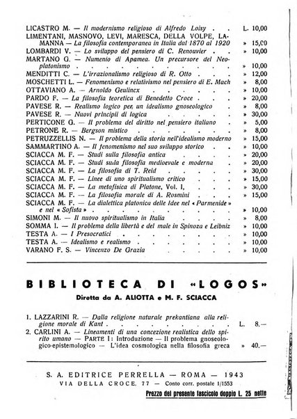 Logos rivista internazionale di filosofia