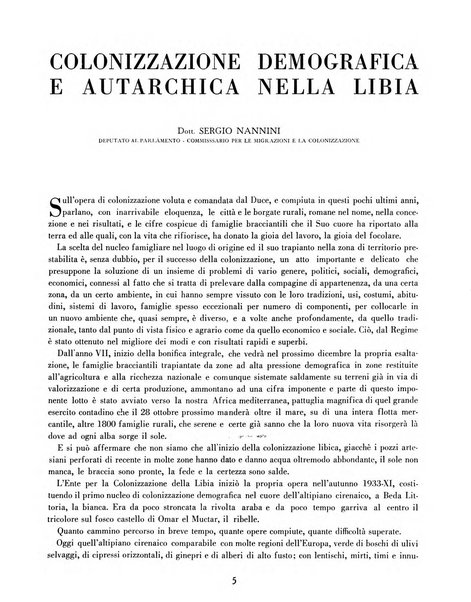 L'autarchia alimentare rassegna dei contributi alimentari dell'impero