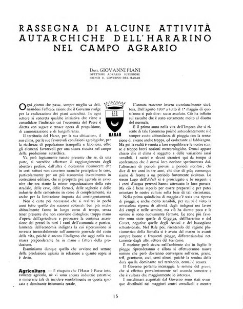 L'autarchia alimentare rassegna dei contributi alimentari dell'impero