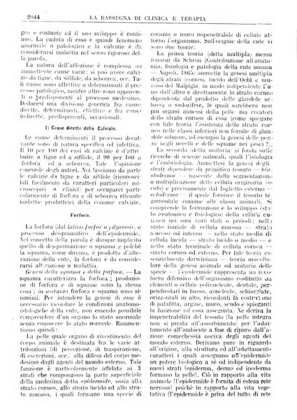 La rassegna di clinica e terapia