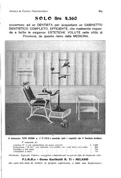 Annali di clinica odontoiatrica e dello Istituto superiore George Eastmann