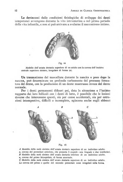 Annali di clinica odontoiatrica e dello Istituto superiore George Eastmann