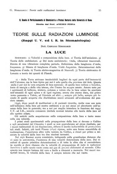 Annali di clinica odontoiatrica e dello Istituto superiore George Eastmann