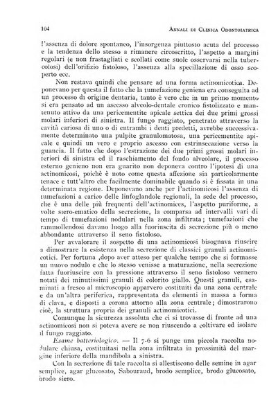 Annali di clinica odontoiatrica e dello Istituto superiore George Eastmann