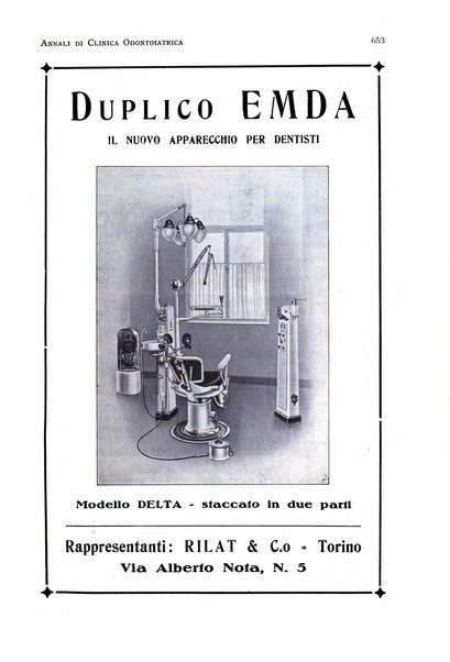 Annali di clinica odontoiatrica e dello Istituto superiore George Eastmann