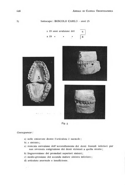 Annali di clinica odontoiatrica e dello Istituto superiore George Eastmann