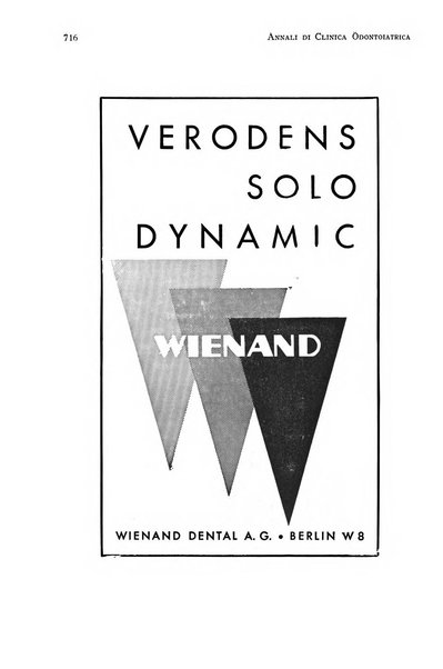 Annali di clinica odontoiatrica e dello Istituto superiore George Eastmann