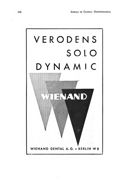 Annali di clinica odontoiatrica e dello Istituto superiore George Eastmann