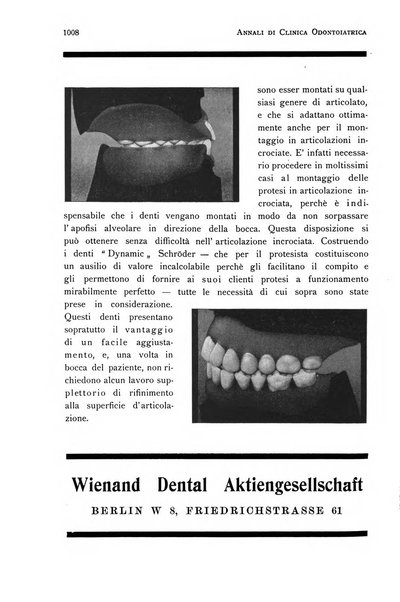 Annali di clinica odontoiatrica e dello Istituto superiore George Eastmann