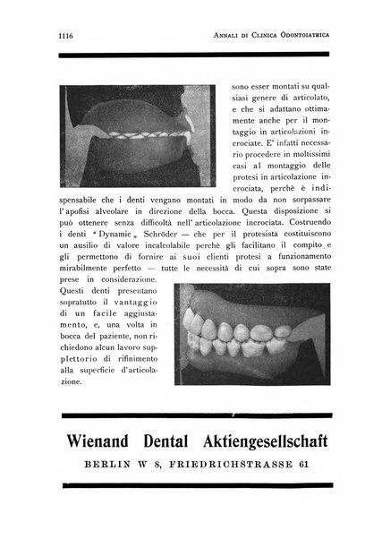 Annali di clinica odontoiatrica e dello Istituto superiore George Eastmann