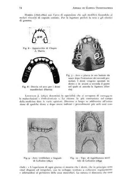 Annali di clinica odontoiatrica e dello Istituto superiore George Eastmann