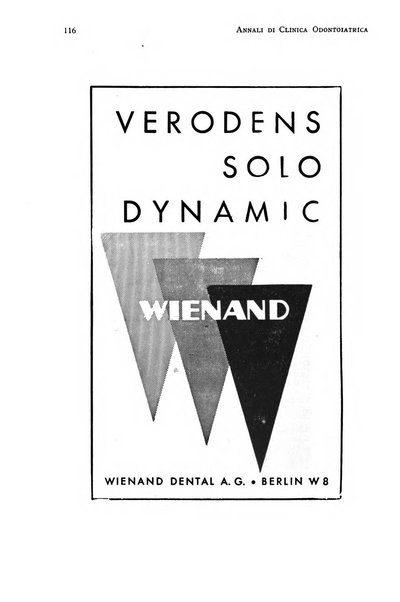 Annali di clinica odontoiatrica e dello Istituto superiore George Eastmann