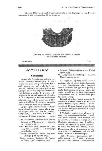 Annali di clinica odontoiatrica e dello Istituto superiore George Eastmann