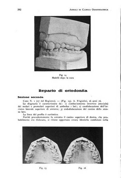 Annali di clinica odontoiatrica e dello Istituto superiore George Eastmann